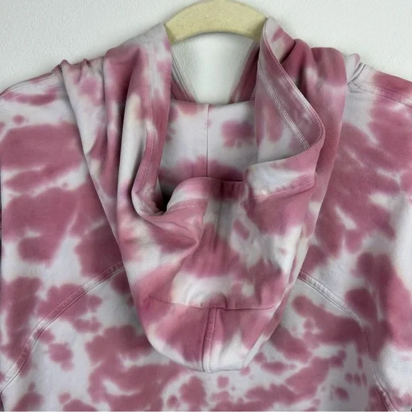 Lululemon All Yours Hoodie Tie Dye Fleece Brier lightweight size: 10 - Picture 11 of 13